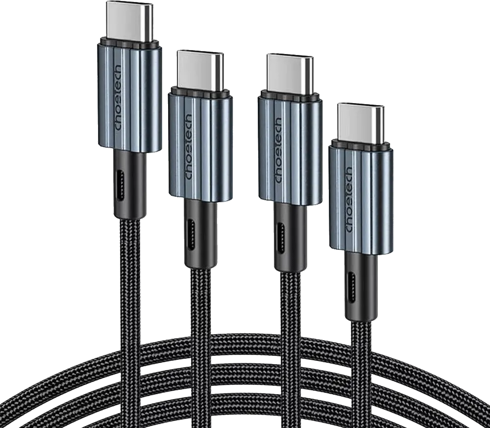 شويتك كابل تايب سي الى تايب سي شحن سريع ، طول 1.2 متر ، اسود ، XCC-1014-BK