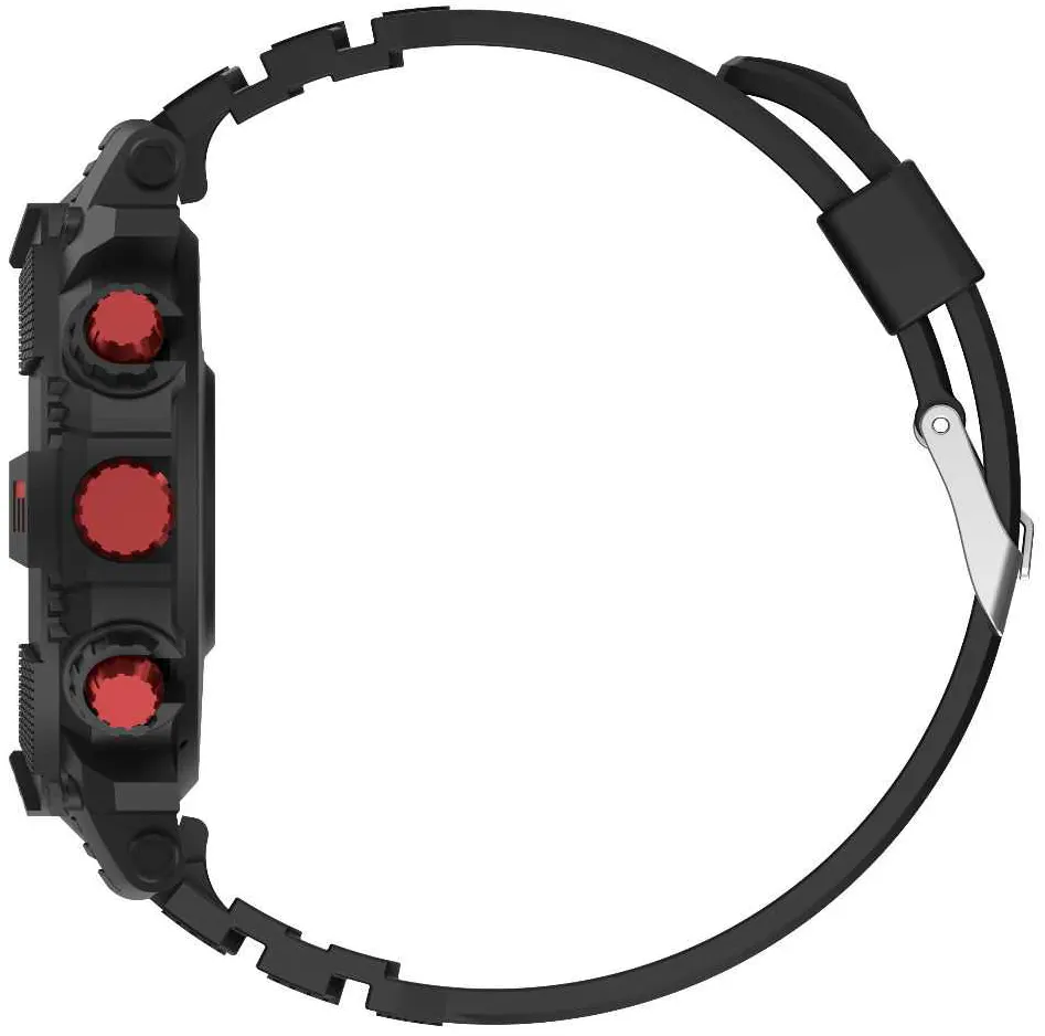 ساعة جرين ليون الذكية ،شاشة 1.39 بوصة تعمل باللمس، مقاومه للماء ،بطارية 300 مللي أمبير،أسود،GPS-PRO