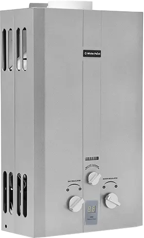 سخان مياه غاز وايت بوينت 10 لتر، شاشة ديجيتال، فضي، WPGWH10LS