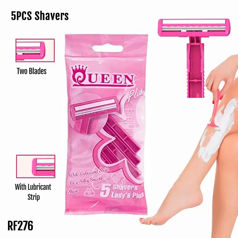 طقم أدوات حلاقة كوين 5 قطع للنساء من لورد بينك