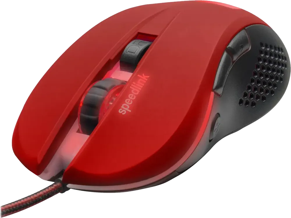 ماوس العاب سلكي سبيد لينك، يو إس بي، أحمر، SL-680008-BKRD