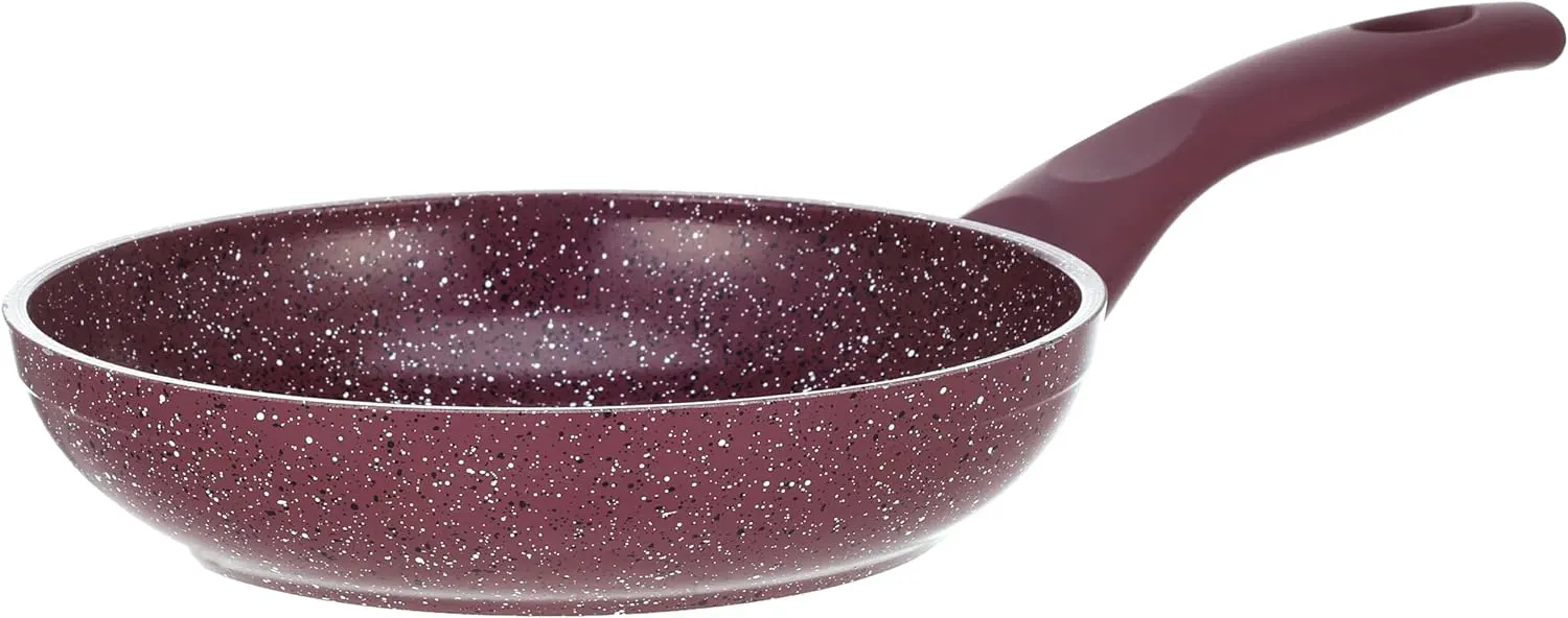 مقلاة جرانيت من توب شيف ،مقاس 20 سم،أسود ونبيتي