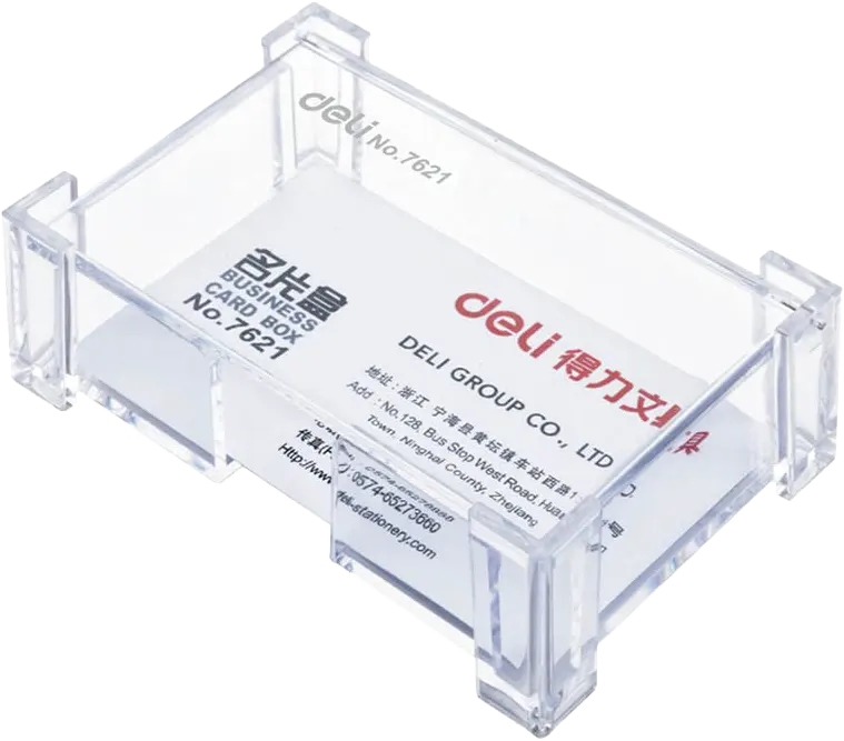 حافظة ورق و كروت ديلي، بلاستيك، شفاف ، E7621