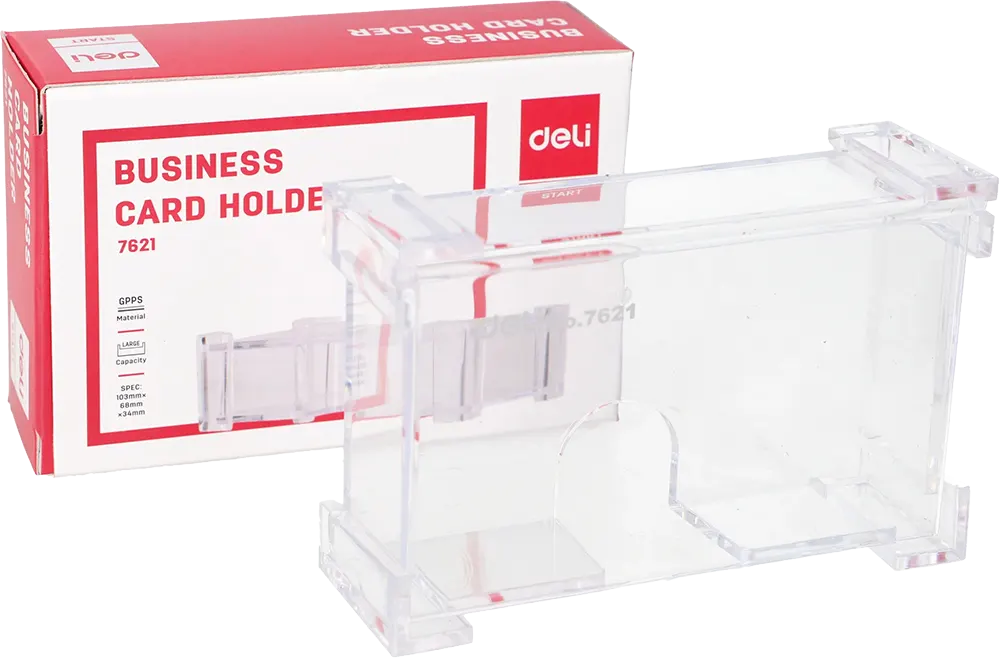 حافظة ورق و كروت ديلي، بلاستيك، شفاف ، E7621