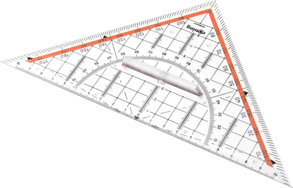 مثلث هندسي أرسطو من روترينج ، 23 سم ، شفاف، S0903950