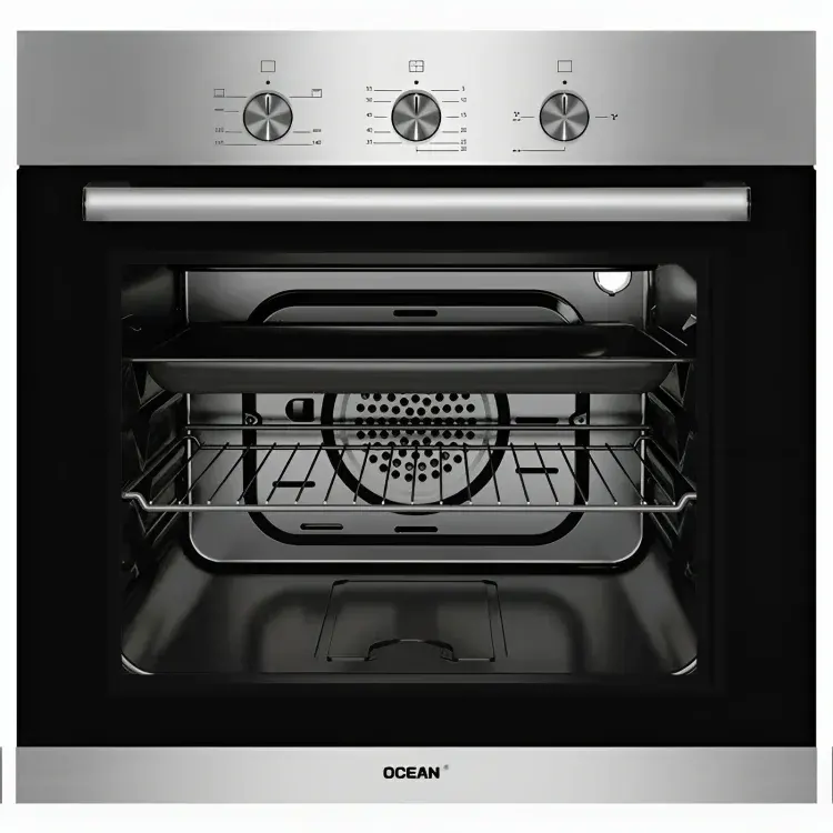 فرن اوشن بلت ان تركي 60 سم، غاز، 54 لتر، شواية ،سيلفر ،OGVOF64IRSV