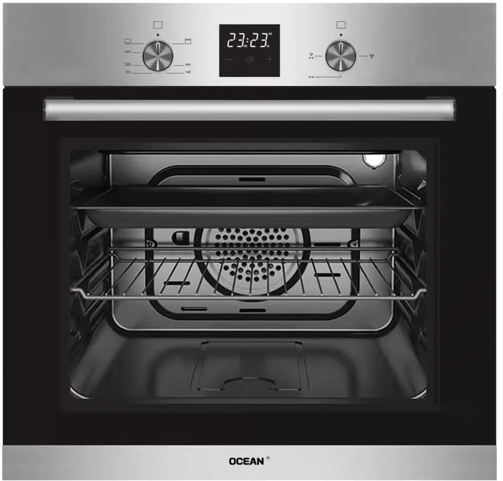فرن اوشن بلت ان 60 سم، غاز، 54 لتر ، ديجيتال بشواية، أسود، OGVOF 64 I R C TC SV