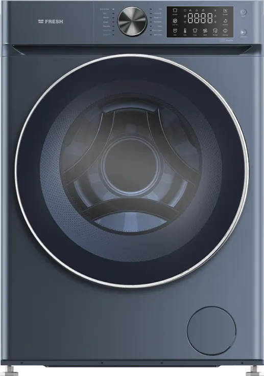 غسالة ملابس فول اتوماتيك فريش تحميل أمامي 9 كيلو، 1400 لفة، شاشة رقمية، انفرتر، أزرق غامق، G2 16431