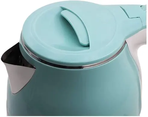 غلاية مياه كهربائية بلاستيك رنكيو، 2.5 لتر، 1500 وات، أزرق