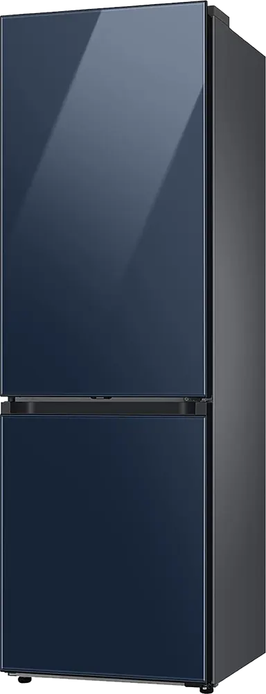 ثلاجة سامسونج نوفروست كومبي، 344 لتر، 2 باب، لون أزرق، RB34A6B0E41-MR