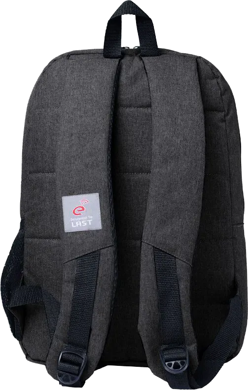 حقيبة ظهر لابتوب إي تراين، 15.6 إنش، نايلون، رمادي غامق، BG91B