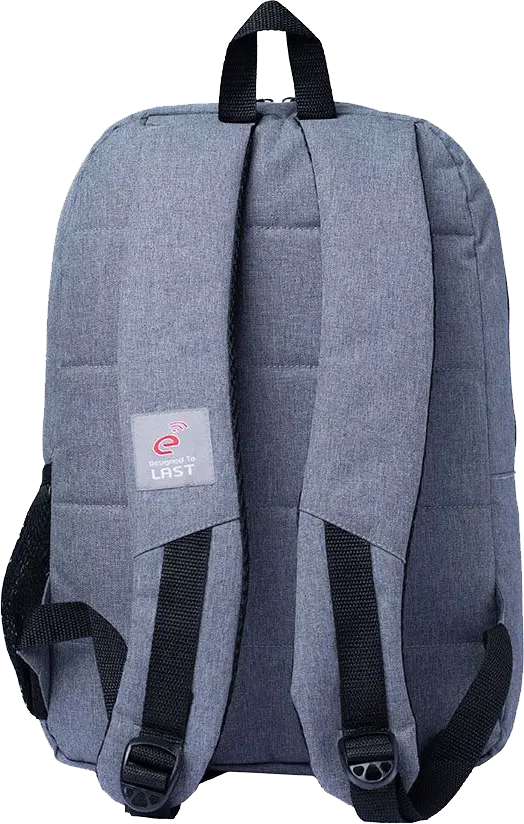 شنطة ظهر لابتوب إي تراين، 15.6 إنش، نايلون، رمادي فاتح، BG91A