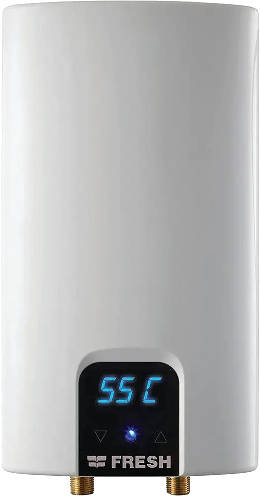 سخان مياه فوري فريش، 11 كيلو وات، ديجيتال، أبيض