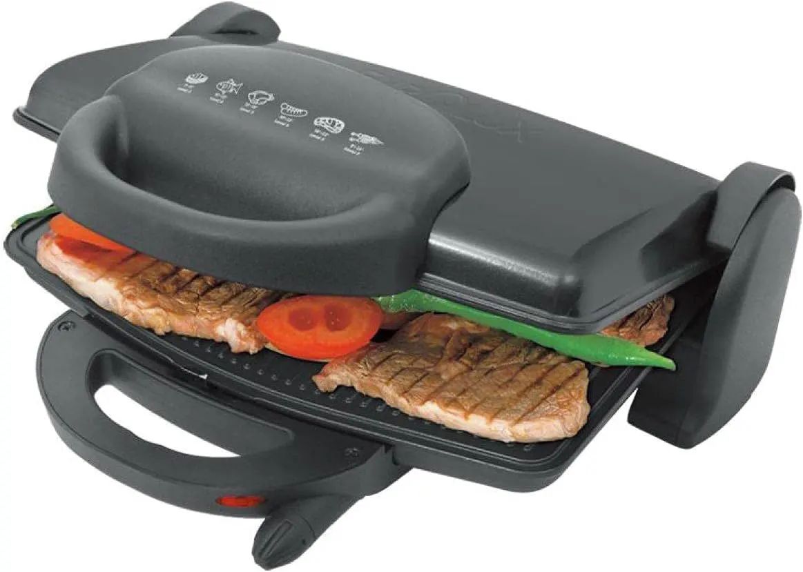 شواية كهربائية جرانيت كونتاكت سوناي فليم، 1800 وات، أسود، SH.300