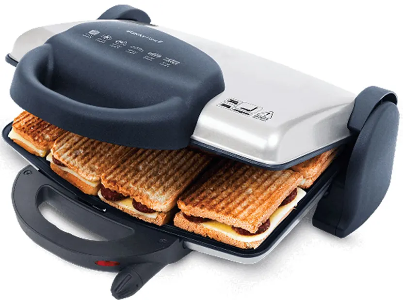 شواية كهربائية جرانيت سوناي كونتاكت فليم، 1800 وات، رمادي، SH.300