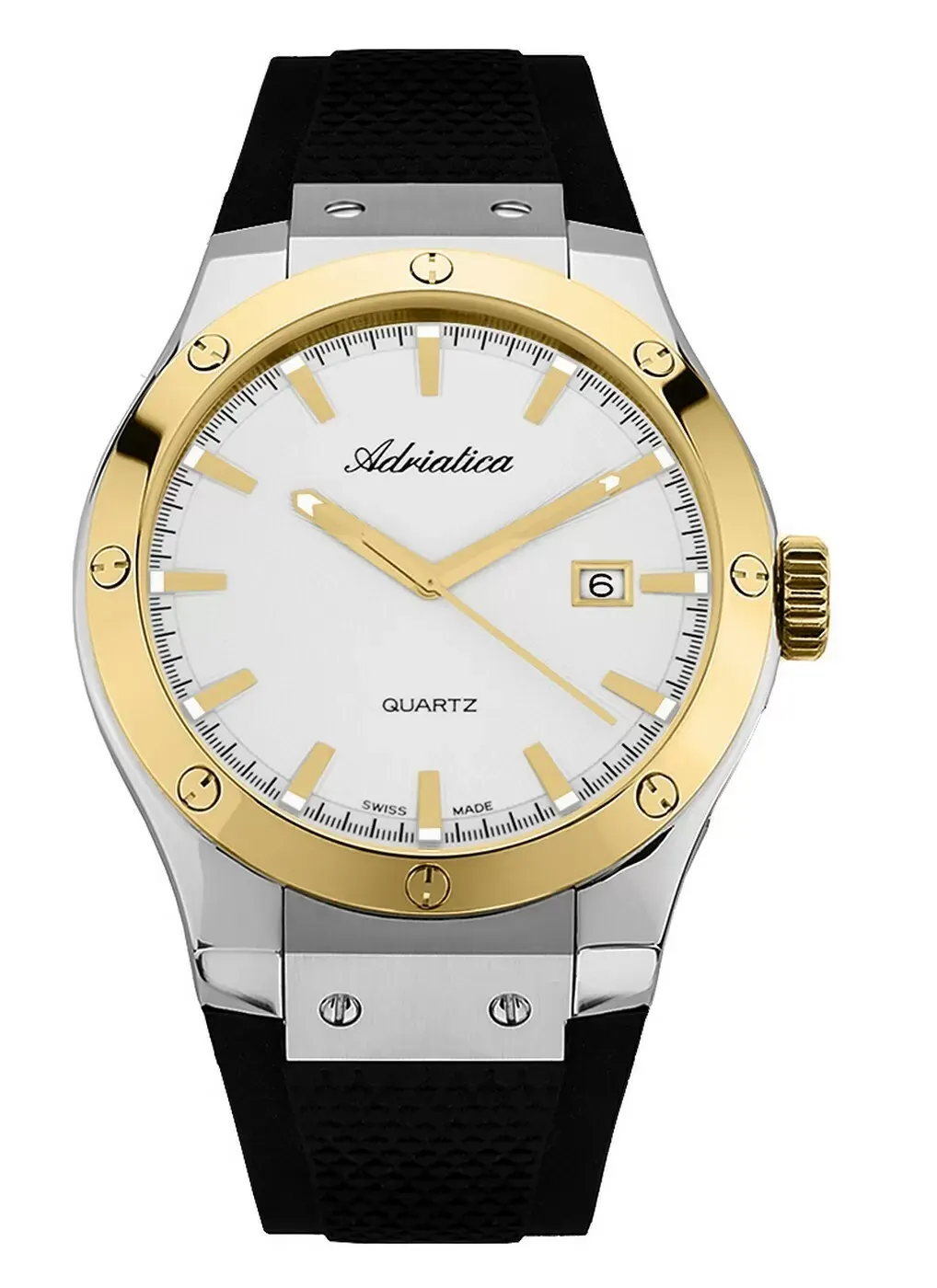 ساعة أدرياتيكا للرجال، عقارب، أسود A8209.2213Q