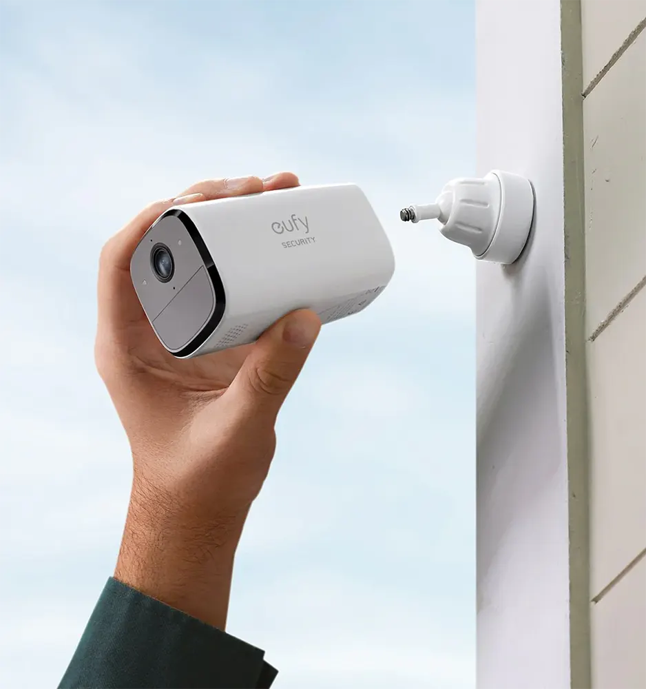 كاميرا مراقبة خارجية  يوفي سولوكام C120، دقة 2K، 8 جيجا، T8131L21، أبيض