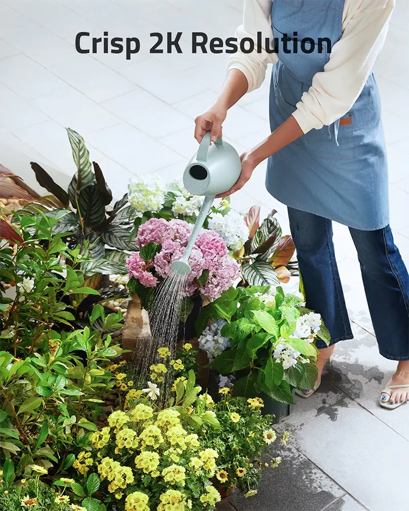 كاميرا مراقبة خارجية  يوفي سولوكام C120، دقة 2K، 8 جيجا، T8131L21، أبيض