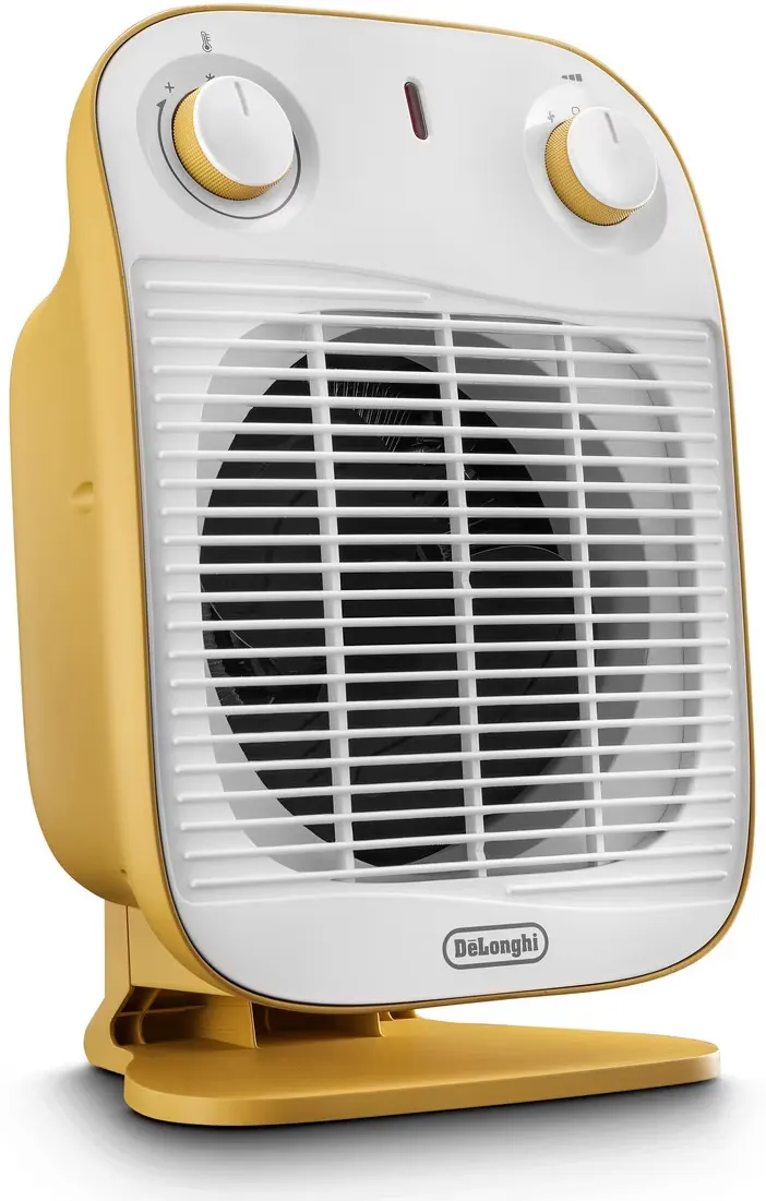 دفاية ديلونجى سيراميك، دفاية مكتب، 2000 وات، مروحة، أصفر، HFS50B20YE، (بضمان راية)