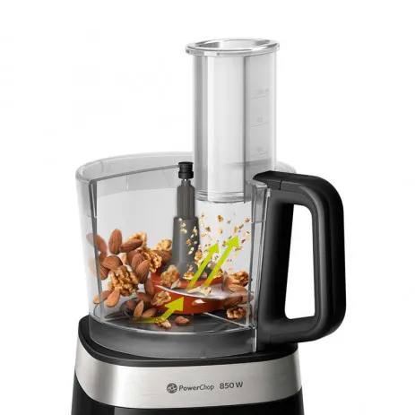 محضر الطعام فيليبس، 850 وات، 31 وظيفة، أسود، HR7530-10، (بضمان راية)