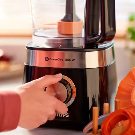 محضر الطعام فيليبس، 850 وات، 31 وظيفة، أسود، HR7530-10، (بضمان راية)