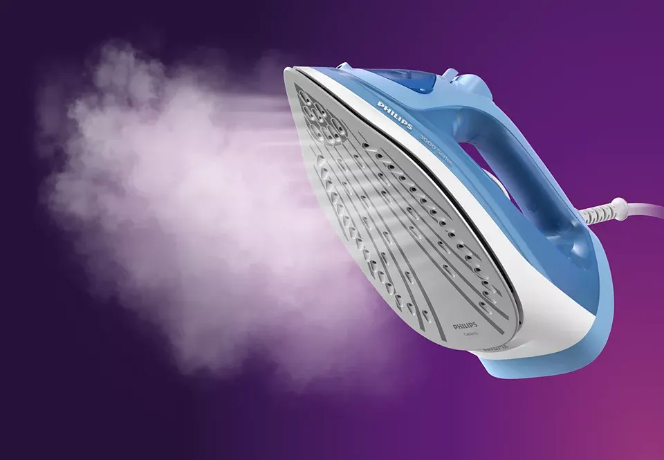 مكواة بخار فيليبس، 2200 وات، قاعدة سيراميك، أزرق، DST3020-20، ( بضمان راية )