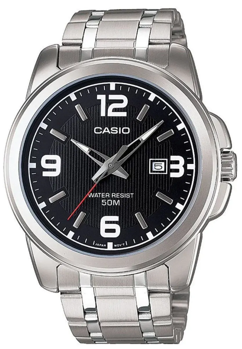 Casio Watch for Women, Analog, Stainless Steel Strap, Silver, LTP-1314D-1AVDF