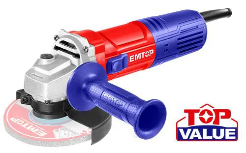 EMTOP angle grinder, 750 watt, 115 mm, EAGR07581