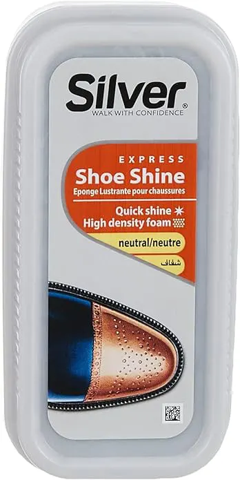 سفنجة ورنيش شفاف من سيلفر