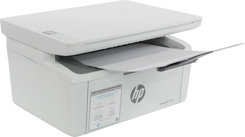 طباعة ليزر اتش بي أحادية الالوان، متعددة المهام، ابيض، MFP M141W