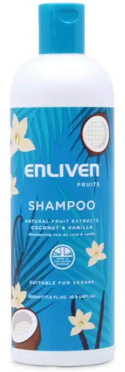 شامبو ناتشورال فروت بالفانيليا وجوز الهند من انلايفين  500 مل