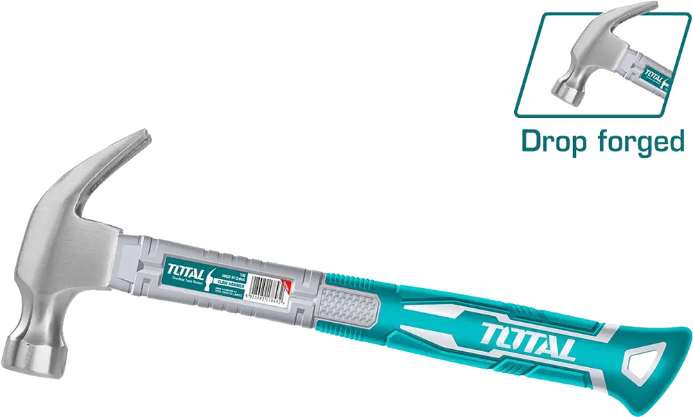 شاكوش خلاع توتال تولز، 450 جرام، يد فايبر، THTS7316