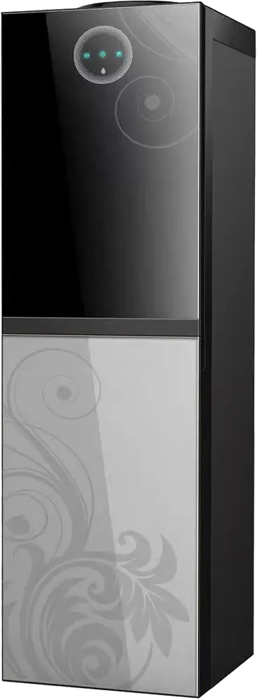 مبرد مياه بيرجن ،3 حنفية ( بارد +ساخن +عادي) تحميل علوي، ثلاجة، أسود*سيلفر، BYB538