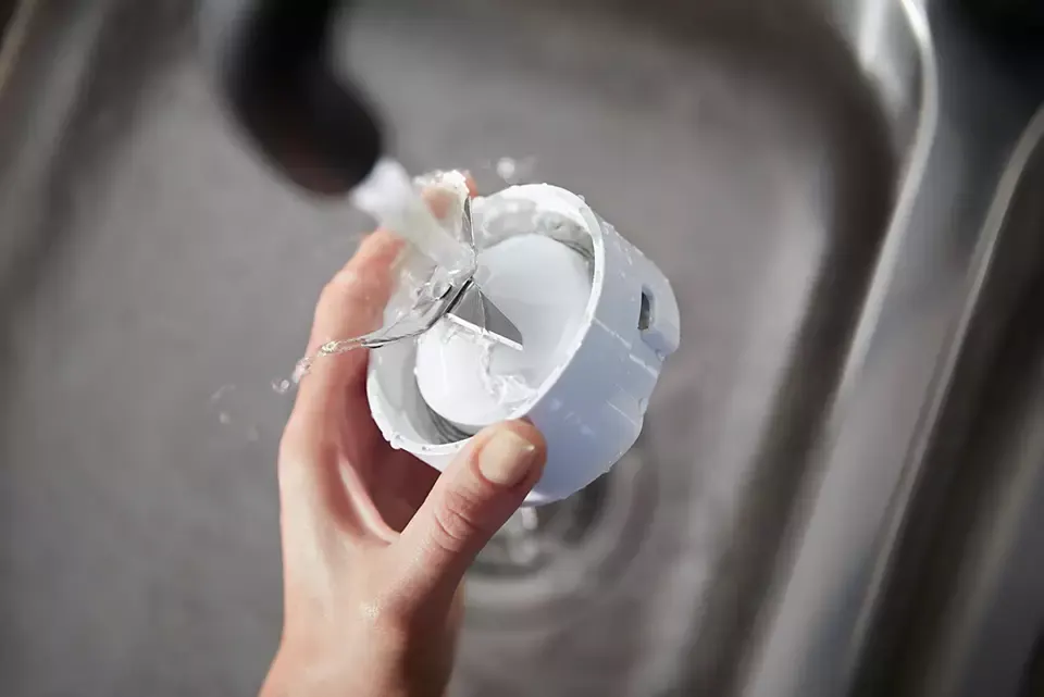 خلاط كهربائي فيليبس، 450 وات ،1 لتر،  مطحنة،أبيض ،HR2041-16،(ضمان راية)