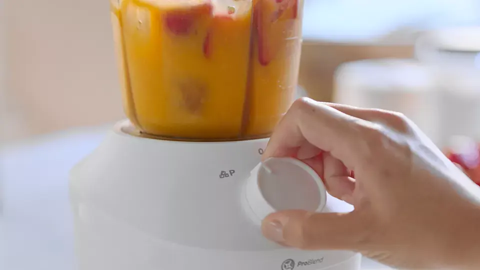 خلاط كهربائي فيليبس، 450 وات ،1 لتر،  مطحنة،أبيض ،HR2041-16،(ضمان راية)