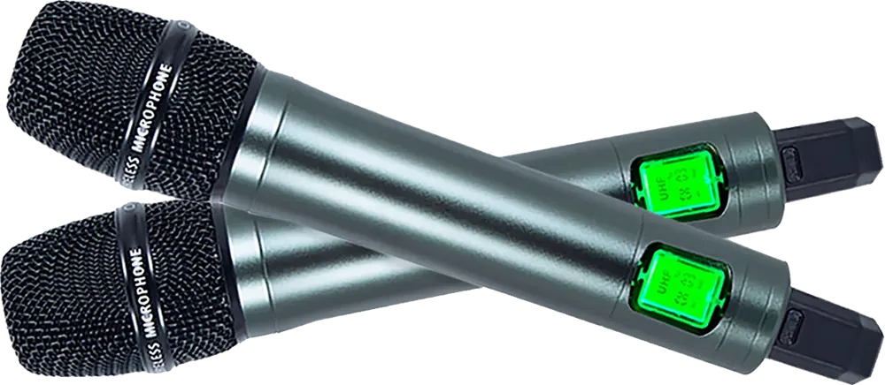 ميكروفون يد، لاسلكي، ديجيتال، أسود، GAW-014A