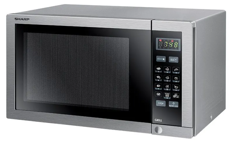 ميكروويف شارب، 34 لتر، ديجيتال بشواية، 1000 وات، سيلفر، R-770AR-ST