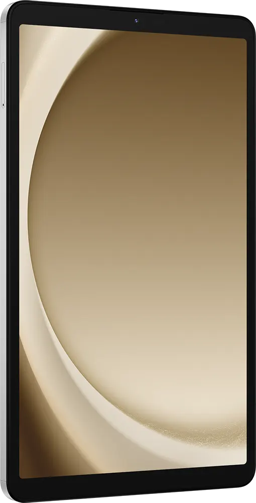 تابلت سامسونج جلاكسي A9، شاشة 8.7 بوصة، ذاكرة داخلية 128 جيجابايت، رامات 8 جيجابايت، شبكة الجيل الرابع، فضي + شاحن هدية