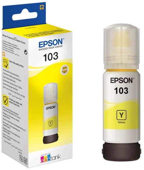 زجاجة حبر ابسون 103Y أصفر،65 مل