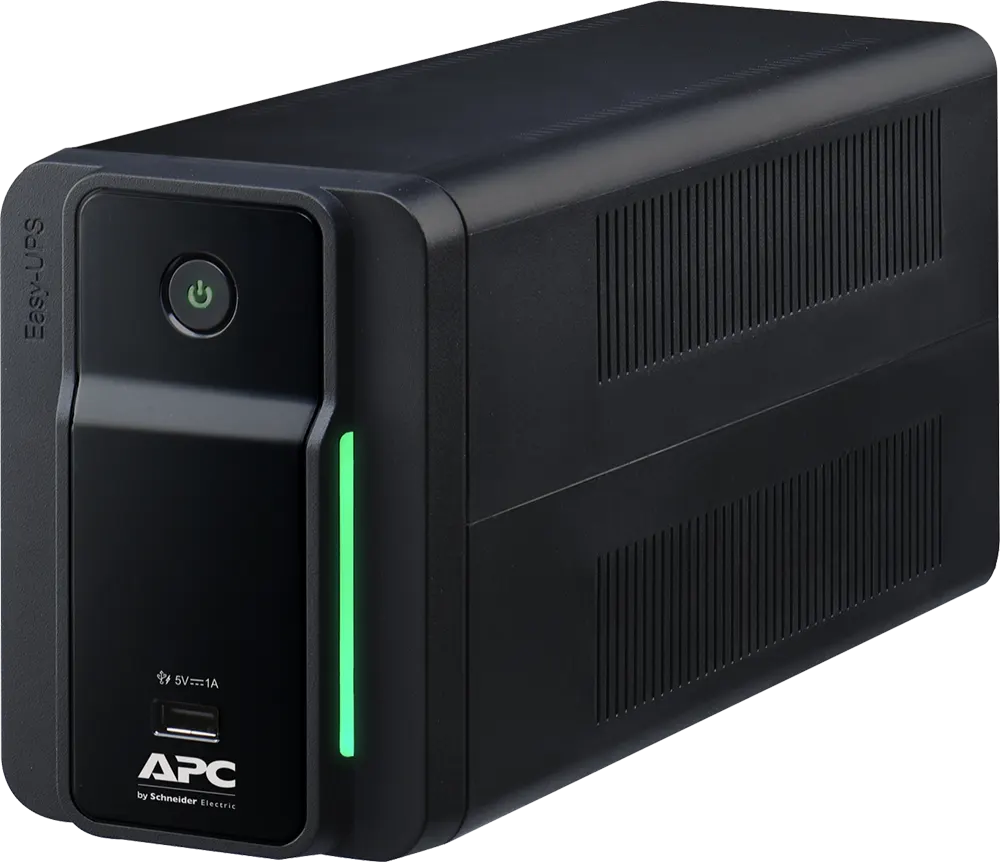 وحدة تزويد الطاقة يو بي إس ايه بي سي شنايدر، 700 فولت أمبير، 230 فولت، مدخل يو اس بي، أسود، BV6501-GR