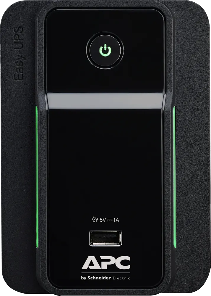وحدة تزويد الطاقة يو بي إس ايه بي سي شنايدر، 700 فولت أمبير، 230 فولت، مدخل يو اس بي، أسود، BV6501-GR