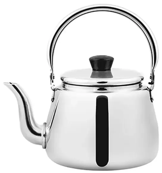 براد شاي الومنيوم بيد استانلس الدهان، مقاس 16سم،سيلفر