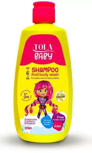 شامبو تولا للاطفال غسول للجسم وشامبو، 250 مل.