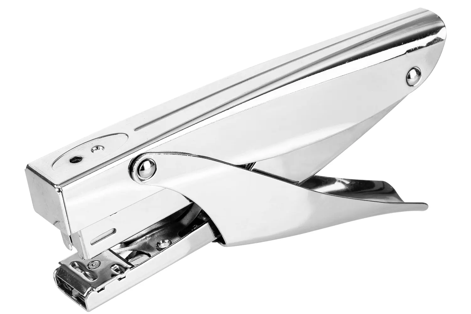 دباسة ورق  مكتبية كماشة معدن من ديلي، 30 ورقة، سريعة الاستخدام، سيلفر، E0346S