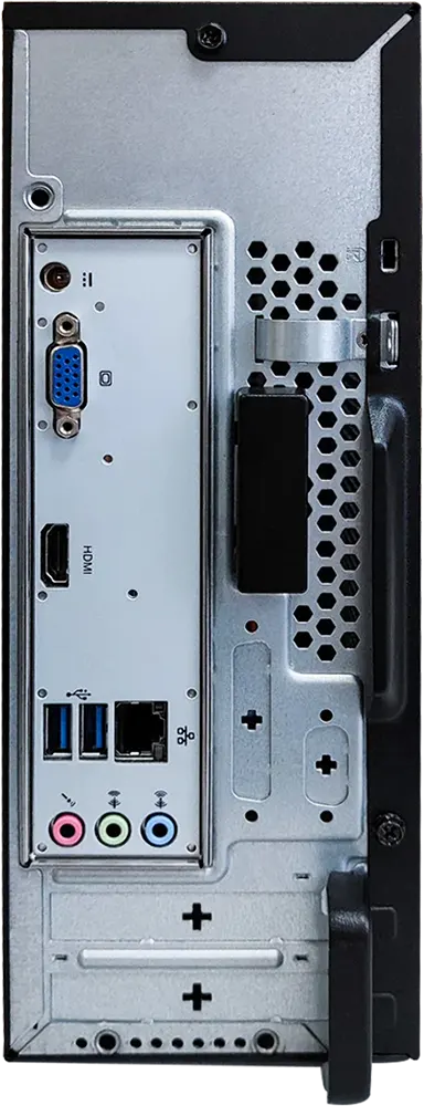 كمبيوتر مكتبي ايسر اكستنسا X2610QUAD معالج إنتل بنتيوم رباعي النواة 3170D، رامات 2 جيجابايت، قرص صلب 500 جيجابايت HDD ، كارت شاشة إنتل HD مدمجة، نظام التشغيل ويندوز 10، أسود + شاشة كمبيوتر أيسر 19.5 بوصة