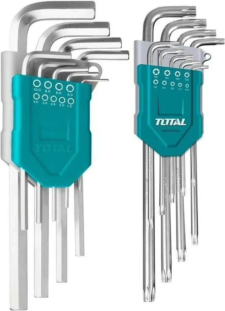 طقم مفاتيح النكيه مسدس، توتال تولز 18 قطع، THT106KT0181