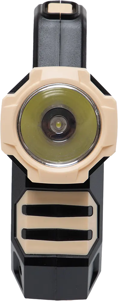 كشاف طوارئ محمول قابل للشحن هاي شيين ، شحن بالطاقة الشمسية، أسود، HS-8029