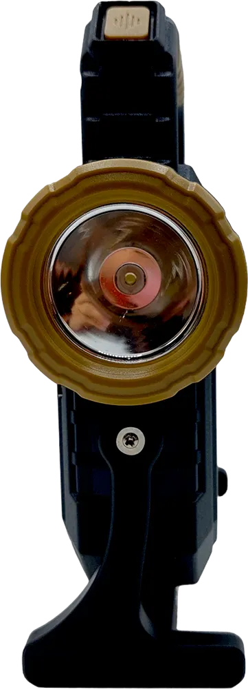 كشاف طوارئ محمول قابل للشحن هاي شيين ، شحن بالطاقة الشمسية، أسود، HS-8030