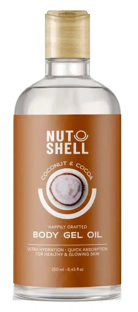 زيت جل  للجسم بخلاصه جوز الهند والكاكاو من ناتشيل 250 مل