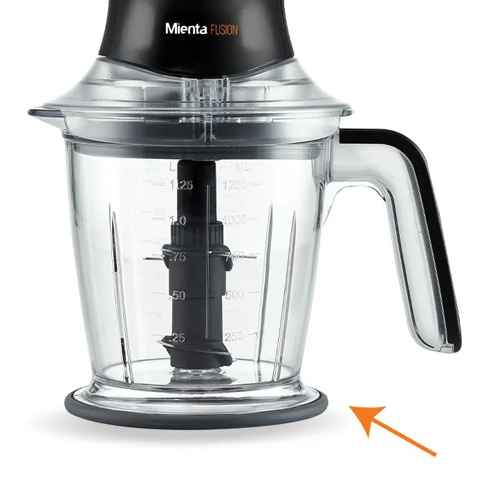 Mienta Fusion Turkish Chopper, 550 Watt, 1.5 Liter, Black, CH23228A